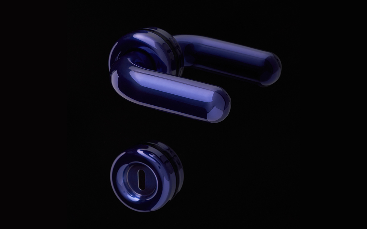 Lever Handle Blue