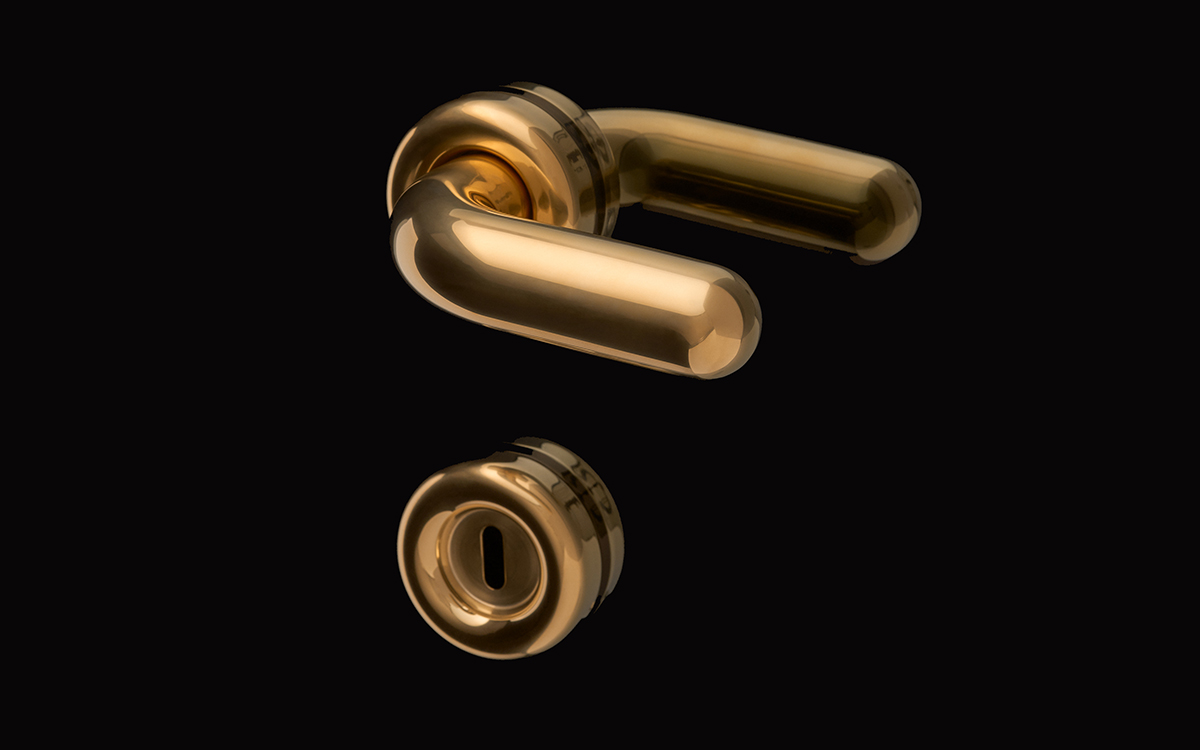 Lever Handle Brass
