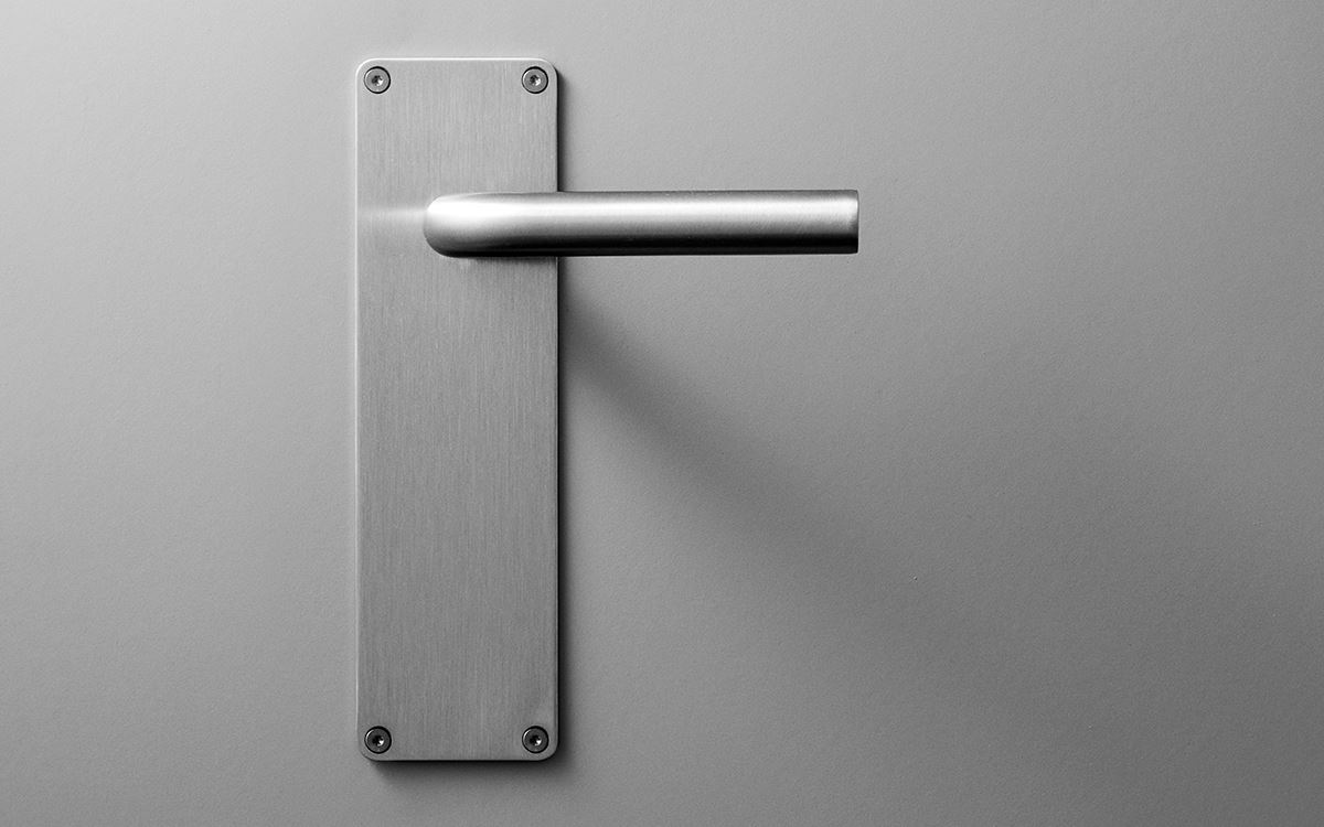 Lever Handle Back Plate Steel